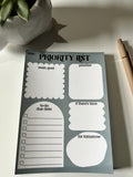 Priority List Notepad