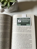 "Fantasy Library Card" Magnetic Bookmark