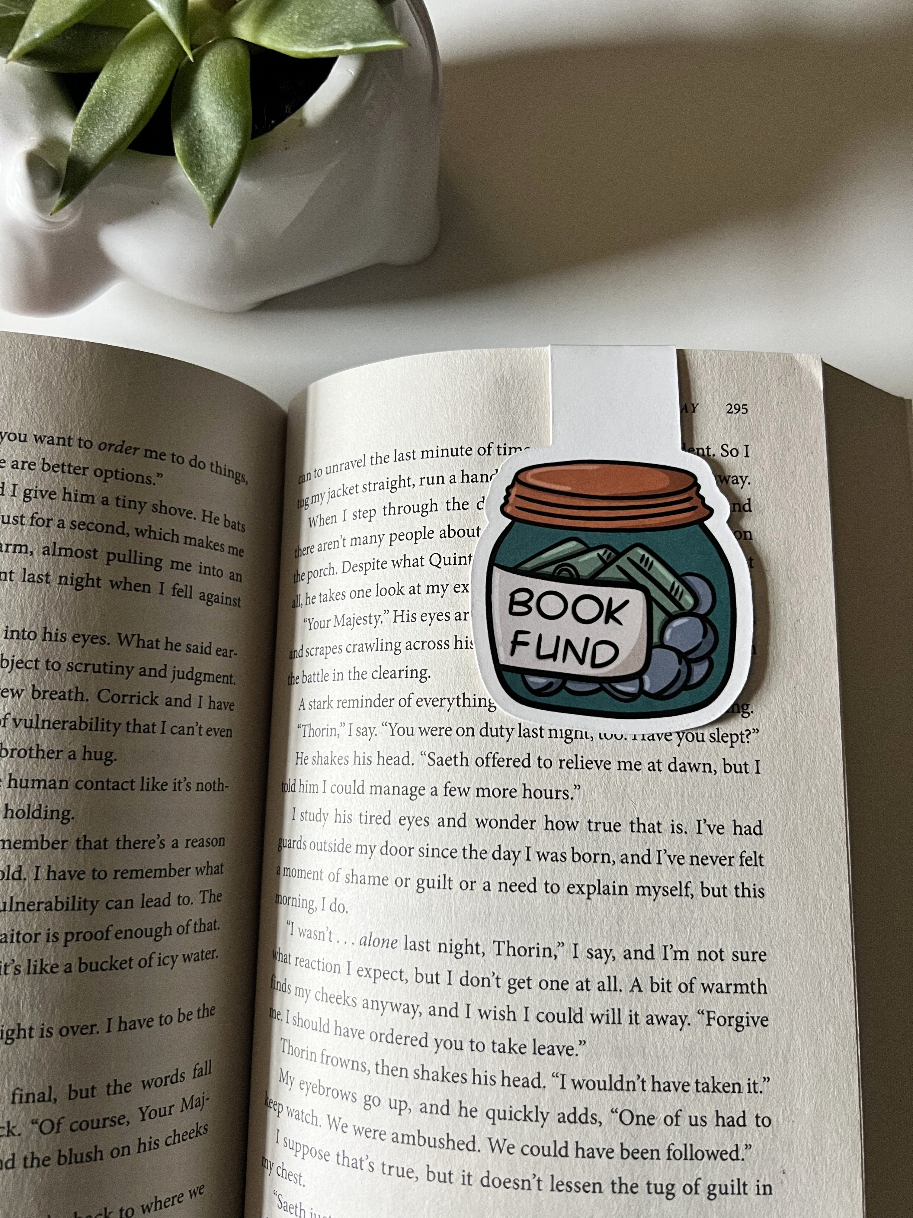"Book Fund" Magnetic Bookmark