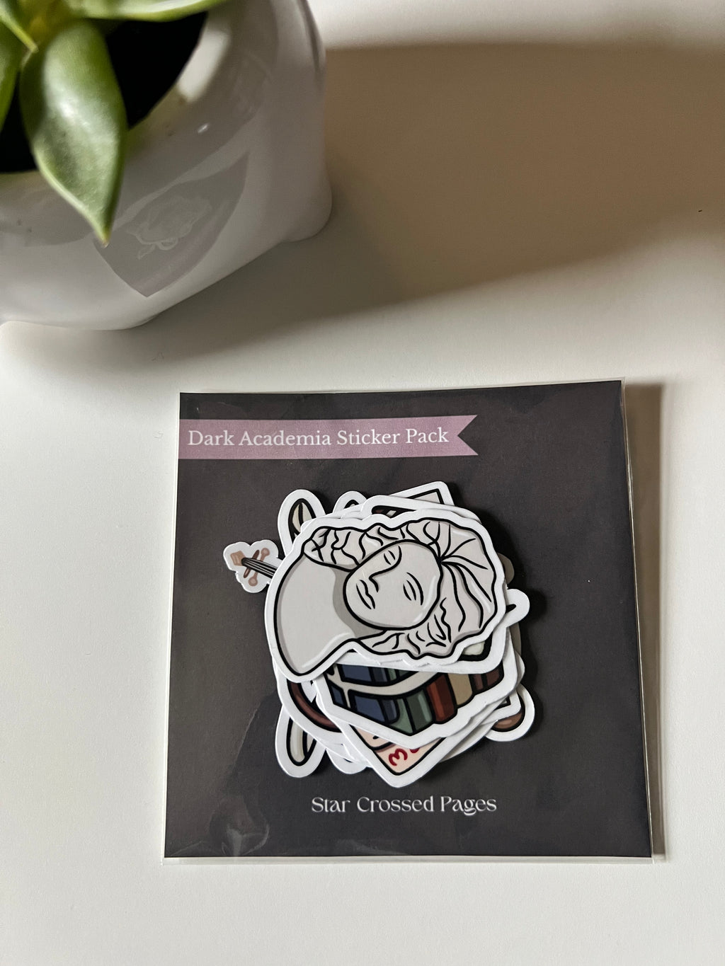 Dark Academia Sticker Pack - 10 Waterproof Vinyl Stickers