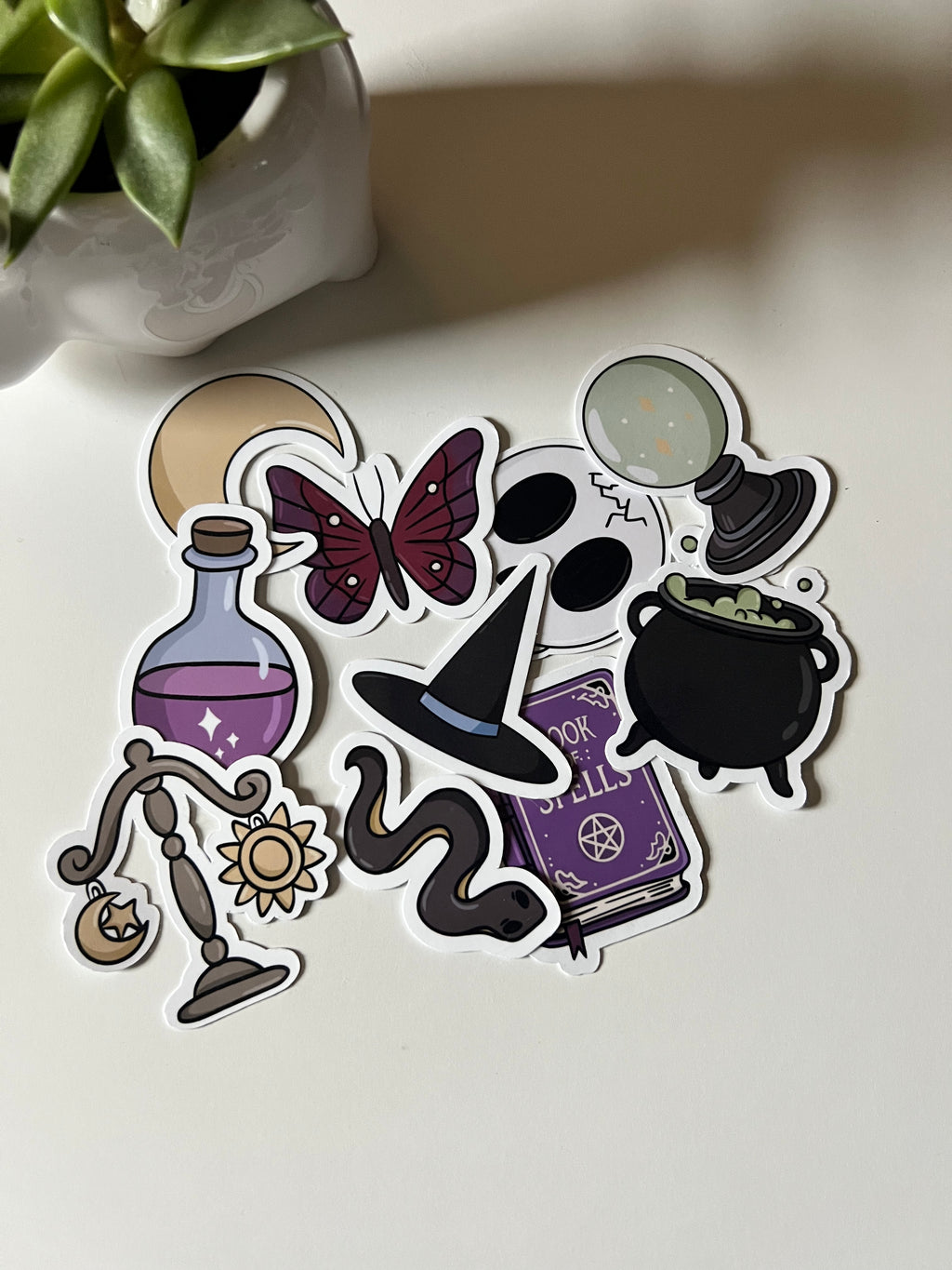 Witchy Sticker Pack - 10 Waterproof Vinyl Stickers